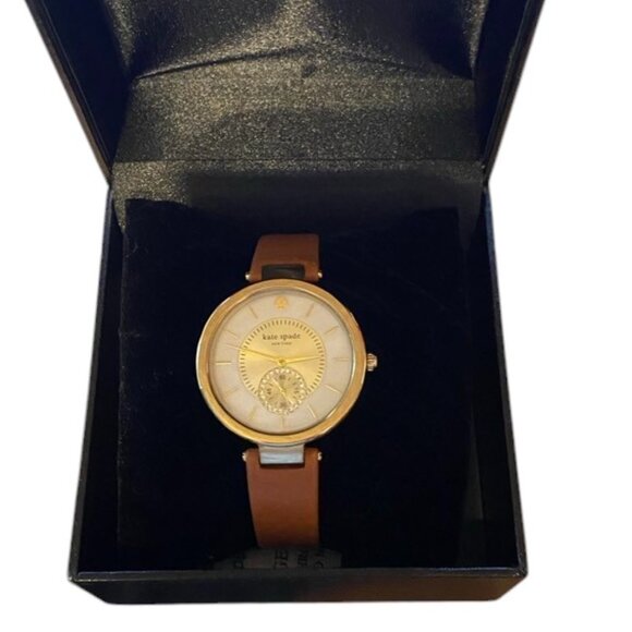 Kate Spade Gold Mother of Pearl Watch - Picture 2 of 7